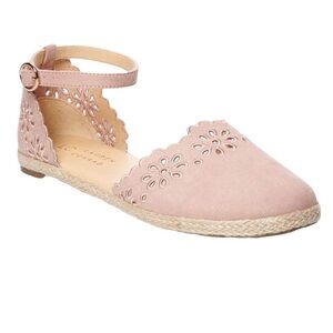 LC LAUREN CONRAD PINK FLAT ESPADRILLES